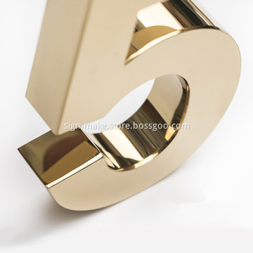 Custom Metal Letters for Outdoor Signs or Indoor